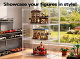 Artiss Clear Acrylic Display Case Box 2 Pack For Toys 54cm DS-27-CLX2