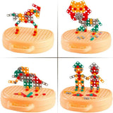 Creative Tool Box - Creative Mosaic Toy with Electric Drill Screw Tool Set, 3D Creativity Kit Toy V1366-AZ2-W-03376