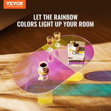 VEVOR Acrylic Coffee Iridescent Acrylic End 13.8 inch high Colorful Acrylic Side V952-YKLKFZTYXXCSDUW2OV0