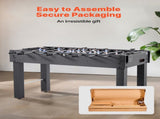 Foosball Table, 121 cm Standard Size Table, Indoor Full Size Foosball Tables for Home, Family, and V952-ZZKZQZ48YCHSUEDA6003V0