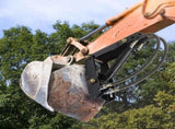 Hydraulic Backhoe, 45.7cm 1.27cm Thickness Heavy Duty Excavator, Black Steel Weld On V952-FCMZ18INDYYYG12MMV0