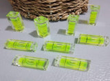 100Pc Mini Bubble Spirit Level 10X10X29mm Square Levels for Wall Frames Art Displays Picture Hanging V1366-AZ2-W-21778