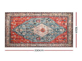 Artiss Floor Rug 160X230cm Large Washable Area Rug Modern Living Room Carpet Mat FLR-4217-160X230-RD