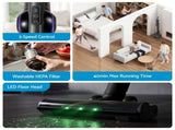 Devanti Cordless Vacuum Cleaner with Auto-Empty Dust Station, 18kPa Powerful Suction 1.05kg VAC-CL-V1P-GY