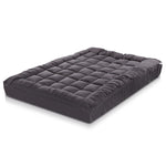 Giselle Bedding Mattress Topper Pillowtop Bamboo Charcoal Double TOPPER-CHAR-D