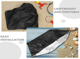 Wheeler Cover Quad Black Heavy Duty Rainproof for Motorcycle Outdoor V1369-AZ3-W-19239