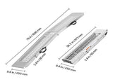 Steel Ramps, 1000 lbs, 2Pcs Heavy-duty Ramps Wider Ramp Surface, Universal Stable Loading Ramp V952-ZZGPDGZ1000LL25YEV0