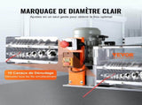 Automatic Stripping Machine, 0.06''-1.57'' Electric Motorized Cable Stripper, 750 W, 98 ft/min V952-B750W101538MMFDI9V3