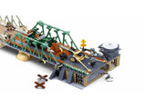 Sluban B0981 Model Kit WWII Battle of Budapest Winter Counter Attack Military Bridge Checkpoint SLB0981