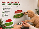 3-pack Pet Lick Mat - Food Grade Silicone Christmas Sweater Slow Feeder with Multi Suction Non Slip V888-ELOSUNG56157-3