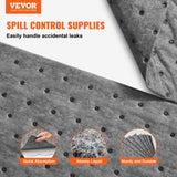VEVOR Spill Pads, Universal Absorbing Mat Absorbs up 12 Gal, 13" L x10" W Polypropylene V952-FYCKZYPTYXXS5YJ6NV0