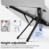 Portable Laptop Stand, 4 In 1 Multi Scene Stand, Aerospace Aluminum Build, Quick Fold Ultra Slim V1369-AZ3-W-12127