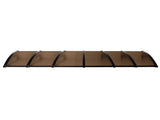 Mountview Window Door Awning Outdoor 1M X 6M Brown 1x6M OD1006-1X6-BK
