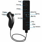 Wii Remote Controller,2 Packs Upgrade Wireless Controller Compatible With Wii U Console V1370-AZ4-08376