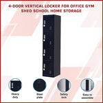 6-Door Locker for Office Gym Shed School Home Storage V63-832751