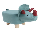 Cute Animal Footstool with Soft Padded Cushion and Prevent Slip Feet Small Footrest Stools for Kids V1294-YM0703-3116230004213