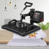 VEVOR Heat 12 X 15 Inch 5 In 1 Heat 1250 W Heat Machine Swing Away Black Heat V952-DGNTHJWHYJXHS0001V3