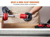 Ratchet Pipe Threader Kit, 1/4" NPT - 1-1/4" NPT Manual Ratcheting Pipe Threader, Portable Pipe V952-SDGLWQJG614381V21V0