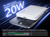 CHOETECH B743-WH 10000mAh PD20W Magnetic Power Bank with Holder White V28-ELECHOB743WH