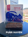 Purr Haven Green Tea Cat Litter 1 Carton 6 Packs Per Carton 2.5kg Per Pack V1165-PURRHAVEN-TEA