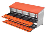 2 Tiers Chicken Nesting Boxes, 8 Compartments, Metal Egg Laying Boxes with Protective Collection V952-JSCDX3045INCK7SDC002V0