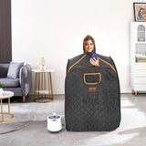Portable Steam Sauna Tent 1000W Personal Spa Loss Weight Detox Therapy, 800x800x1000 mm V952-ZQBXSSNBSS10KT48LV3