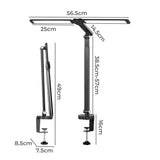 Emitto Double Head LED Desk Lamp Dimmable With Clamp LI0570