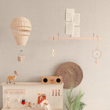 Handwoven Rattan Balloon Model Ornament Photo Props for Baby Room Decor Hanging Versatile DIY Party V1192-AZ-W-10635