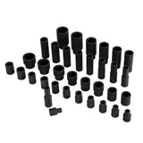 Giantz 35pcs 1/2" Drive Impact Socket Set Metric 8-32mm with Case ISC-35-BK