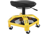 Rolling Garage Stool, 300LBS Capacity, Adjustable Height from 24 in to 28.7 in, Mechanic Seat with V952-HSGLJGCKXCDBDZBARV0