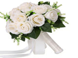 Artificial Rose Bridal Bouquet Beautiful Elegant Lightweight Artificial Rose Bouquet Wedding V1294-YM0901-3115250116111