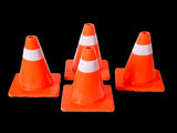 4pcs 45cm Road Traffic Cones Reflective Overlap Parking Emergency Safety Cone V63-821991