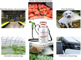 White Silver Gold portable shower, outdoor shower sprayer, 8L shower, high-quality V1102-132-BLA-02990