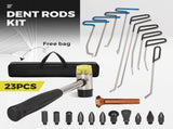 23pcs PDR Tools Push Rods Spring Stainless Steel Dent Repair Kit Dent Removal Rods Set for Car Minor V985-DENTRODSKIT