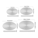 Stainless Steel Range Heat Diffuser with Handle, Handle, Multicolor V1192-AZ-W-28041