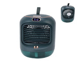 Mini Air Conditioner Humidifier Aromather 3 Gears 5 Blades USB Charging Night Light Water Cooling V1294-YM0523-3113220038613