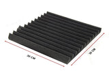 40pcs Studio Acoustic Foam Sound Absorbtion Proofing Panels Tiles Wedge 30X30CM V63-833251
