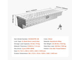 Truck Bed Tool Box, Heavy Duty Aluminum Tool Box with Tread Patterns, Storage Toolbox Chest V952-CZGJX48INCHYG7NXK001V0