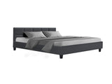 Artiss Bed Frame Queen Size Charcoal TINO BFRAME-H-TINO-Q-CA-AB
