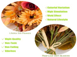 2pcs Boho Style Artificial Flower Bouquets,17 Inch Bohemian Style Fall Flower Wedding Bouquets for V1192-AZ-W-11319