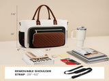 Large Capacity Tote Bag for Work, Travel & Daily Commute, Fits Laptop & 40oz Tumbler, Versatile V1341-ZY-8P3JPHQY-PURPLE