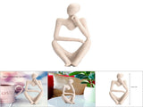 Abstract Character Figurines Thinker Desk Decor Home Decoration Ornament V1294-YM0727-JY16820-01