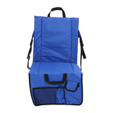 Folding Stadium Chair Adjustable Angle 600D Oxford Cloth Portable Bleacher Cushions with Pocket for V1294-YM0716-3111220203012