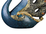 2PCS Peacock Ornaments Natural Resin Desktop Peacock Sculpture for Wine Cabinet TV Cabinet Home Blue V1294-YM0626-3115220162111