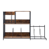 VEVOR 3-Tier Record Player Stand with Guitar Holder, Turntable Stand with Storage Holds Up to 300 V952-DCJJTMSC300Z9HOHUV0