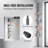 42" to 114" High Shower Corner Caddy Tension Pole Rust-Proof Tension Pole V952-SCTPBXGFXHDSPVSM7V0