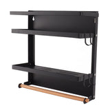 Magnetic Fridge Spice Rack Foldable Multifunctional Adjustable Durable Refrigerator Side Shelf for V1294-YM0706-3118230257411