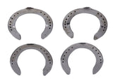 4pcs Horseshoes Aluminum Alloy Light Weight Reliable Practical Horse Riding Accessory for Racecourse V1294-YM0523-3111220079611
