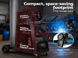 Giantz Welding Trolley Cart Welder MIG TIG ARC MMA Welder Plasma Cutter Storage TB-WT-NDWR-BK