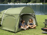 Weisshorn Camping Tent Car SUV Rear Hatchback Tents Canopy Portable Outdoor Family green XFEL-TENT-CAR-GN